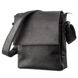 Black Leather Bag for Men - Shvigel 11171