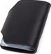 Long Business Card Holder - Genuine Leather - Black - Shvigel 13909