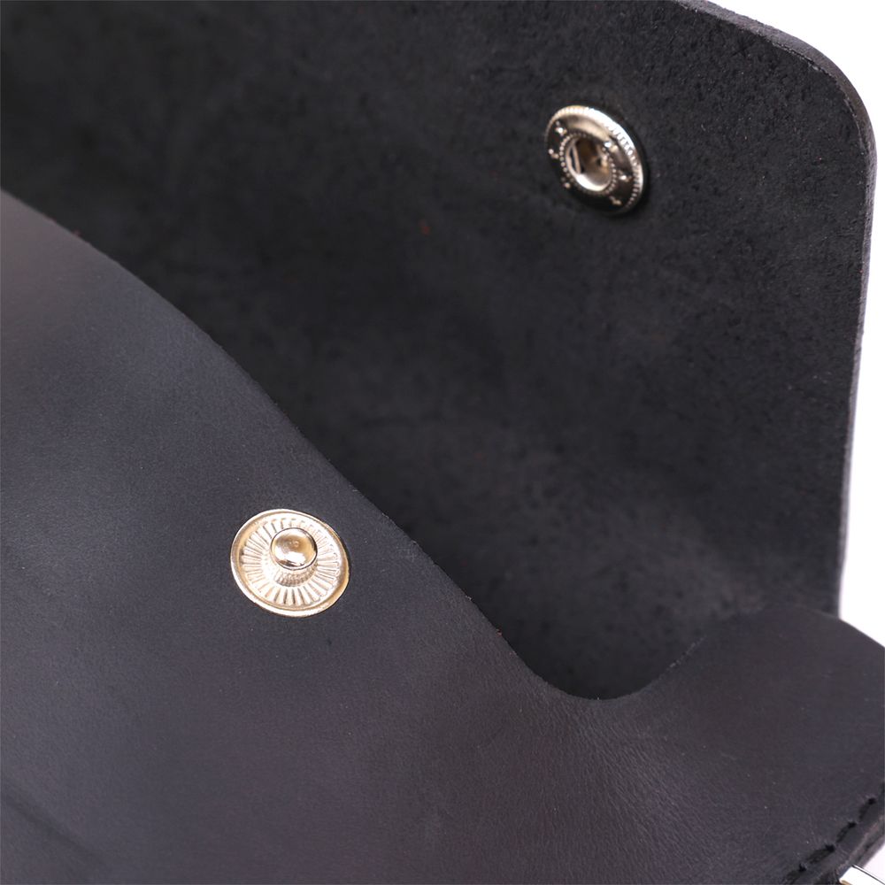 Unisex matte leather travel bag Shvigel 16426 Black