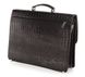 Business briefcase SHVIGEL 00362 made of genuine leather Black
