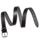 Genuine Leather Casual Men's Belt - Jean Black Belt for Men- Shvigel 17301