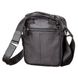 Men's Black Leather Bag - Shvigel 11088