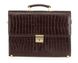 Business briefcase SHVIGEL 00364 made of genuine leather Brown