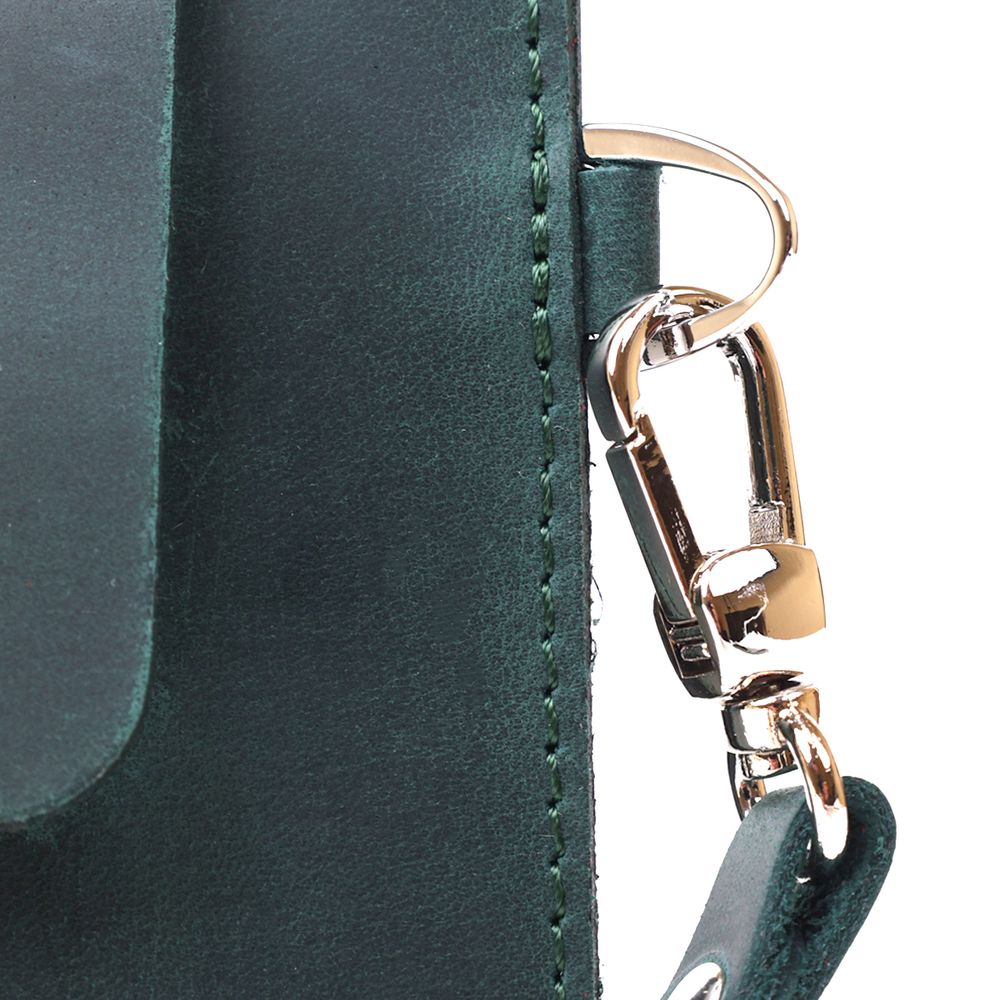 Vintage matte women's travel bag Shvigel 16430 Green