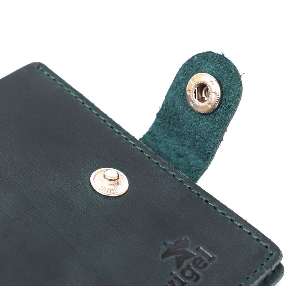 Compact Vintage Wallet Shvigel 16456 Green