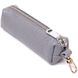 Fashionable leather key holder Shvigel 16543 Gray