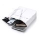 Practical White Leather Shopper Bag SHVIGEL 22844 - Made in Ukraine, Premium Quality