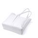 Practical White Leather Shopper Bag SHVIGEL 22844 - Made in Ukraine, Premium Quality