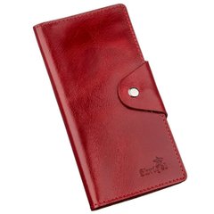 Бумажник женский вертикальный на двух кнопках SHVIGEL 16176 Красный