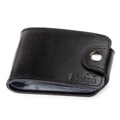 Genuine Leather Business Card Holder - Black - Shvigel 13915