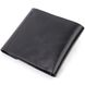 Men's glossy leather wallet Shvigel 16617 Black