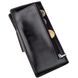 Leather Long Bifold Wallet for Women and Men - Big Checkbook Holder Organizer - Black - Shvigel 16177