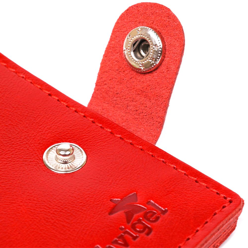 Women's small leather wallet Shvigel 16461 Red