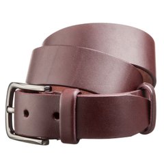 Classic Men's Belt - Dress Belt for Men - Brown Leather Belt - Shvigel 17308