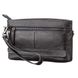 Long Black Leather Bifold Wallet for Men - Big Checkbook Holder - Large - Shvigel 11087