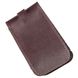 Compact leather key holder with strap SHVIGEL 13989 Brown