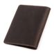 Brown Leather Passport Cover - Shvigel 13918