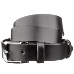 Belt for Men Black Genuine Leather -Classic Dress Men's Belt - Shvigel 17325