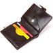 Stylish leather wallet for men Shvigel 16485 Brown