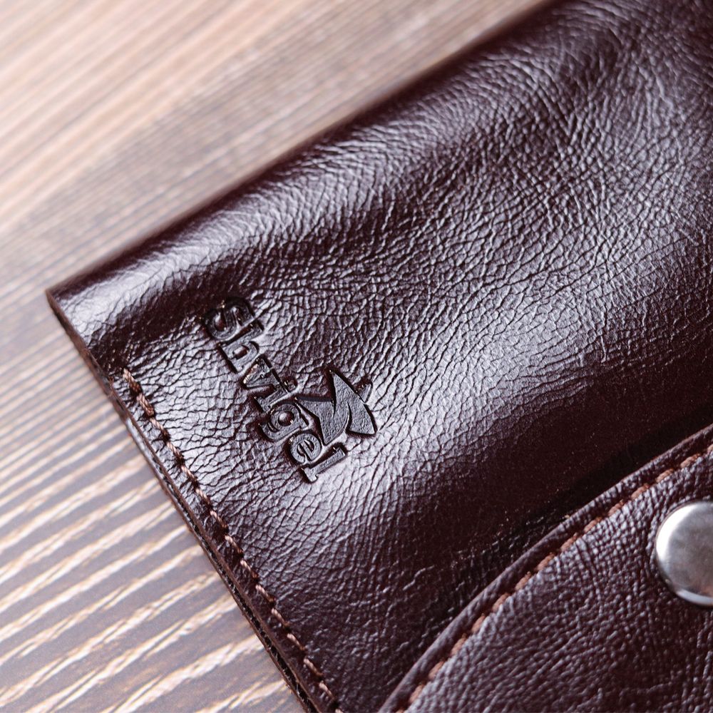 Classic men's wallet made of genuine leather Shvigel 16621 Brown