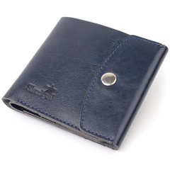 Convenient wallet made of genuine leather Shvigel 16622 Blue