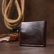 Universal men's wallet Shvigel 16464 Brown