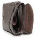 Men's Leather Shoulder Bag - Brown - SHVIGEL 00854