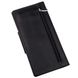 Leather Long Bifold Wallet for Men and Women - Big Checkbook Holder Organizer - Black Vintage - Shvigel 16182