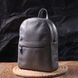 Women's leather backpack made of genuine leather Shvigel 16308 Gray