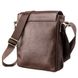 Leather Messenger Bag for Men - Brown - Shvigel 19101