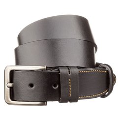 Genuine Leather Casual Belt for Men - Men's Jeans Belt - Brown - Shvigel 17314