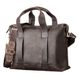 Vintage Leather Briefcase - Brown - Shvigel 11105