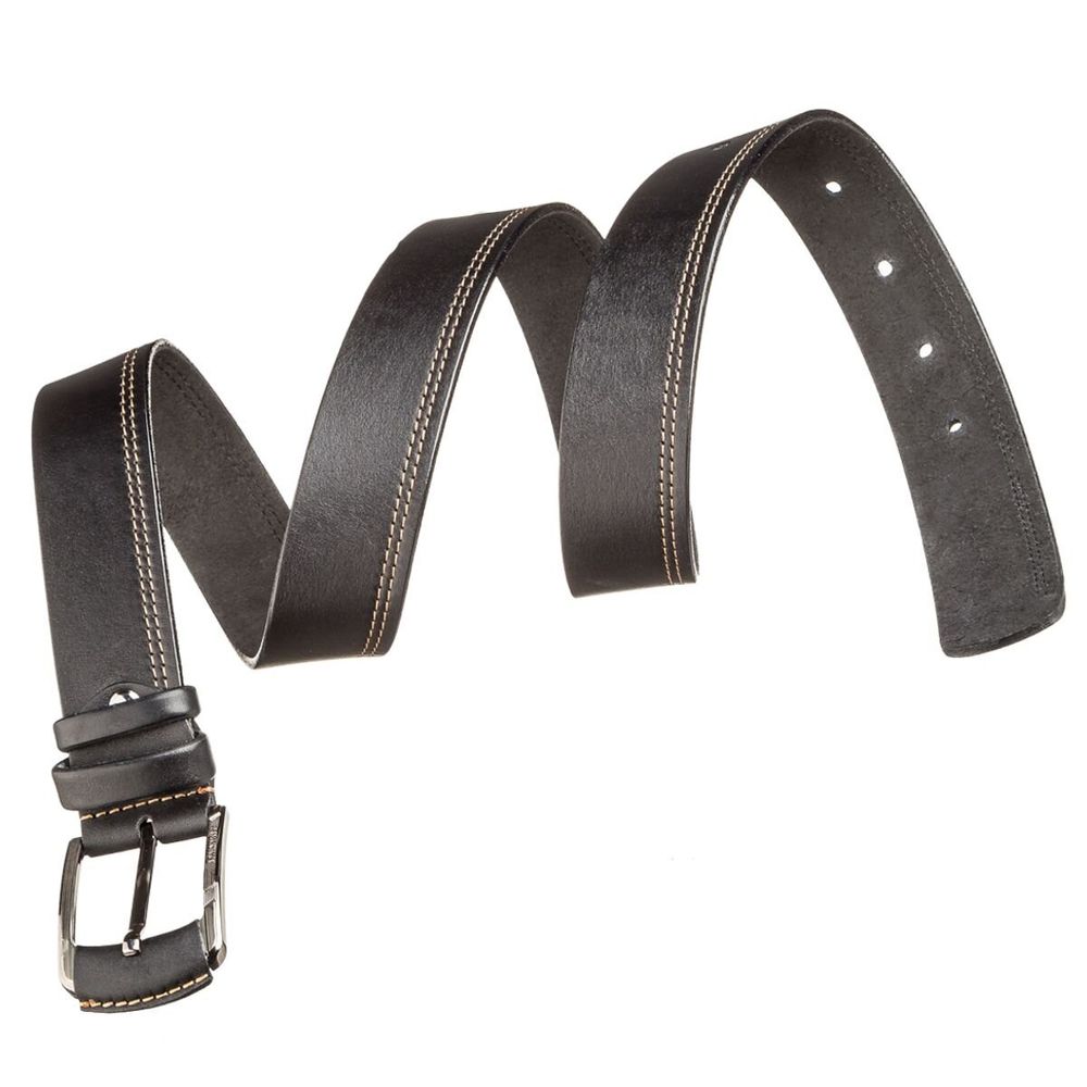 Genuine Leather Casual Belt for Men - Brown Men's Jeans Belt - Shvigel 17315