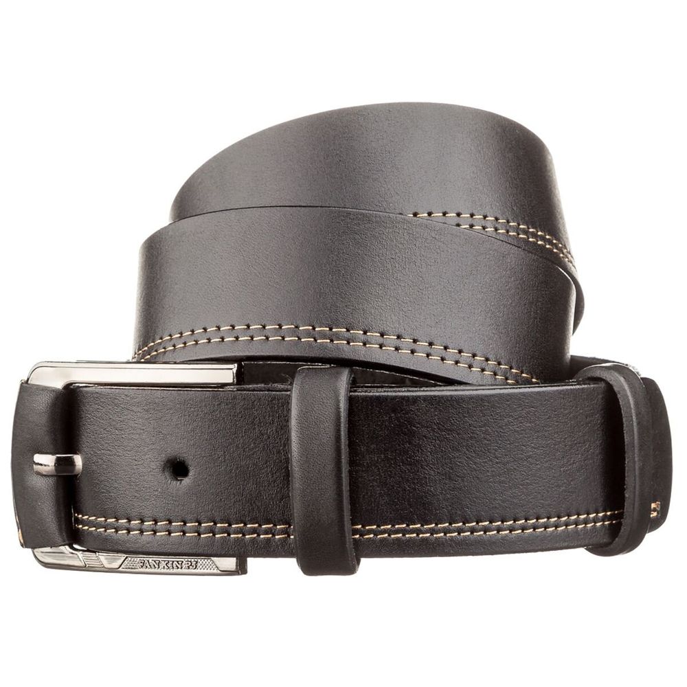 Genuine Leather Casual Belt for Men - Brown Men's Jeans Belt - Shvigel 17315