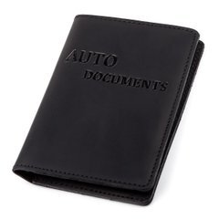 Driver's License Holder - Credit Card Holder - Business Card Holder - Genuine Leather - Black - Shvigel 13923