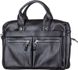Genuine leather laptop bag - Black - SHVIGEL 11041
