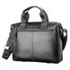 Men's Leather Bag - Black - Shvigel 11107