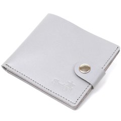 Classic Leather Wallet Shvigel 16472 Gray