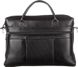 Men's laptop bag - Genuine leather - Black - SHVIGEL 15212