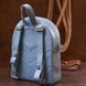 Стильный женский рюкзак из натуральной кожи Shvigel 16318 Голубой