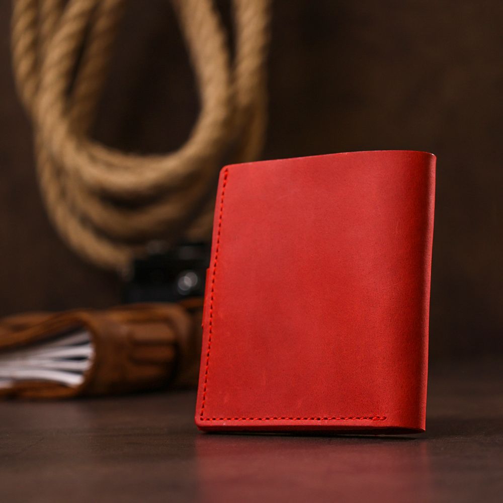 Women's Matte Small Wallet Shvigel 16476 Red