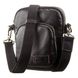 Men's Real Leather Bag - Removable Handles - Black - Shvigel 19110