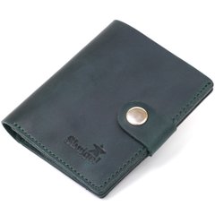 Matte Unisex Small Wallet Shvigel 16477 Green