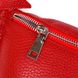 Women's leather bag on the shvigel belt 16372 red