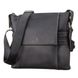Genuine Leather Bag for Men - Black - Shvigel 11096