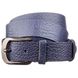 Casual Belt for Men for Jeans - Blue Genuine Leather -Classic Dress Men's Belt - Shvigel 17319