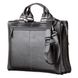Leather Men's Briefcase - Black - Shvigel 11116