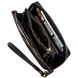 Big Checkbook Holder - Long Black Leather Bifold Wallet for Men - Shvigel 19120