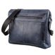 Business men's leather shoulder bag SHVIGEL 11249 Blue