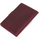 Stylish cover for documents made of genuine leather Shvigel 16520 Burgundy